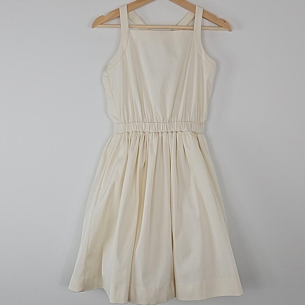 Crewcuts Girls Sleeveless Occasion Dress in Ivory with Back Bow Detail Size 14